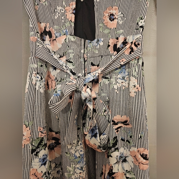 Striped and Floral Boho Romper Crystal Doll NWT Size 5 - Picture 3 of 4